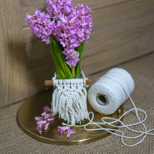 Памучни месарски конци, бели (240°C) 145 м - 5