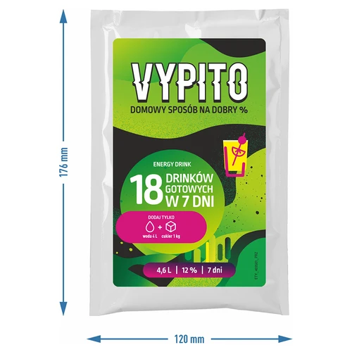 Парти комплект - Vypito Energy drink - 5