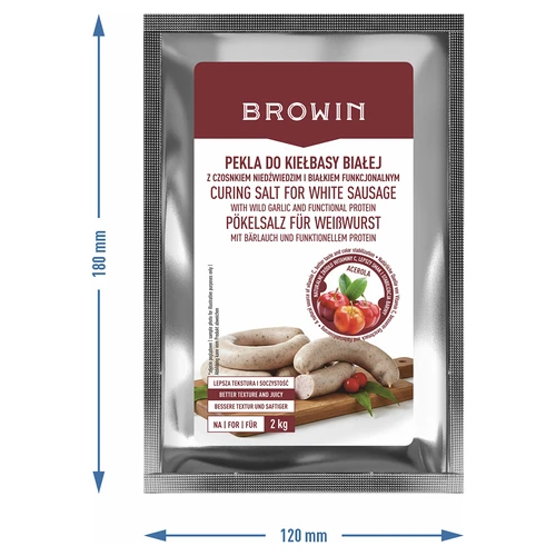 Pekla за бяла наденица, с функционален протеин и ацерола, 66g - 4