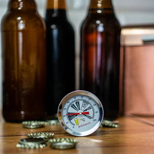Пивоварен термометър (0°C до +100°C) 31,5 см - 5