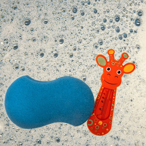 Пластмасов термометър за вана (+15°C до +45°C) 16 см, микс - 8