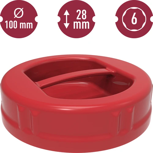 Пластмасова капачка фи100 TO - 5