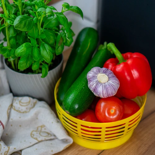 Пластмасова кошница за Dam 5 л, жълта - 7