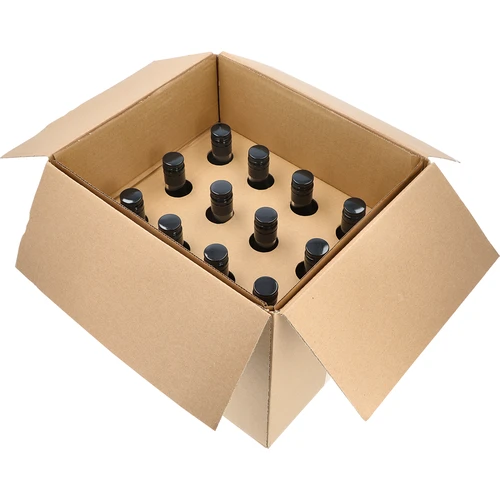 Плоска бутилка 0,5 л с винтова капачка и надпис Bimber PRL - 7