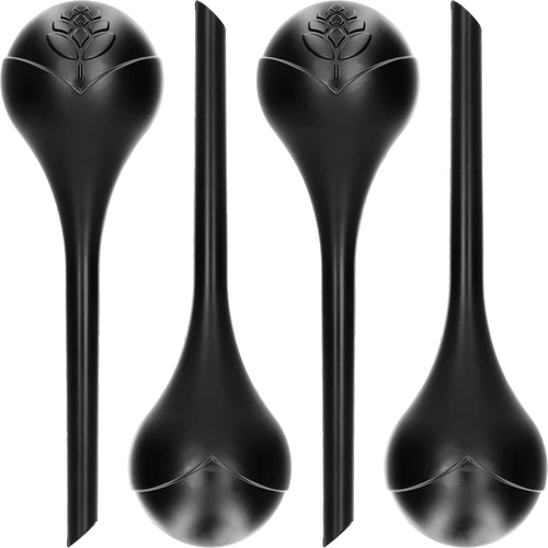 Поливащи топки за растения, черни матови, 400 мл, 4 бр.