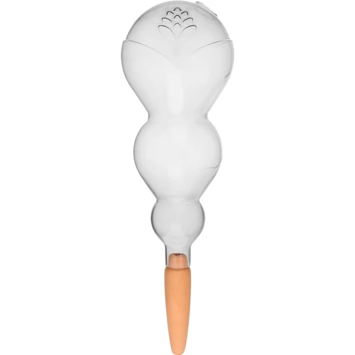 Поливна топка, тройна (трикамерна), прозрачна, безцветна, с керамичен шип, 600 мл