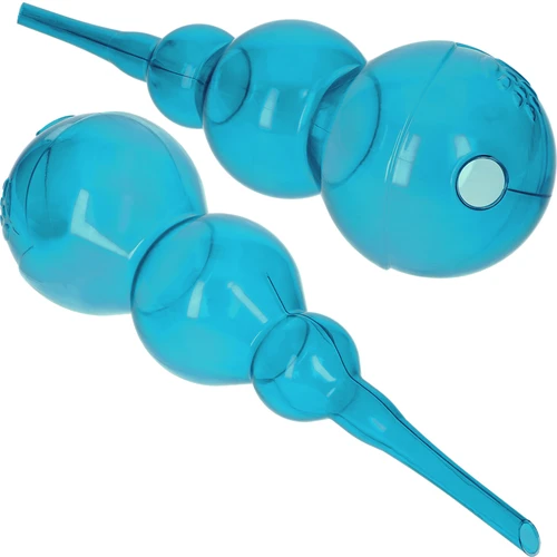 Поливна топка, тройна (трикамерна), синьо-прозрачна, 600 мл - 2