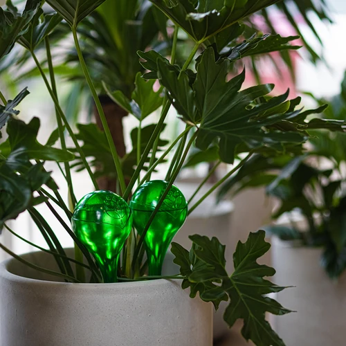 Поливни топки за растения, прозрачни зелени, 400 ml, 4 бр. - 12