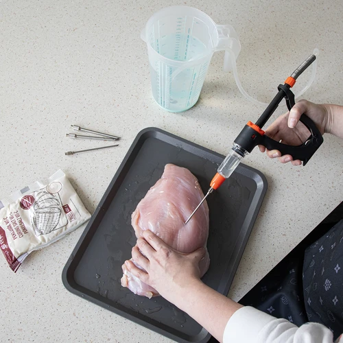 Полуавтоматичен колбасарски инжектор с комплект игли и маркуч - 13