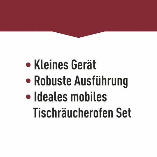 Преносима пушилня с термометър и дървесен чипс от плодни дървета - 17