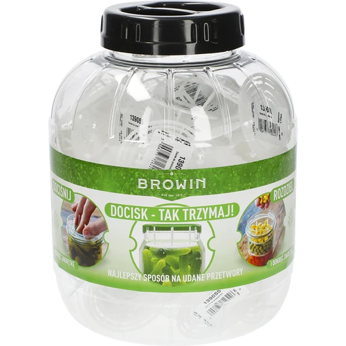 Притискач - сито за консерви, ферментирани продукти и в оцет - за буркани фи 82-66 - 9