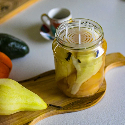 Притискач - сито за консерви, ферментирани продукти и в оцет - за буркани фи 82-66 - 7