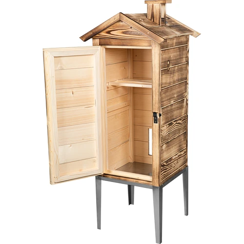 Пушилна камера на дърва – от смърчова дървесина, 200 L, с основа от неръждаема стомана - 2