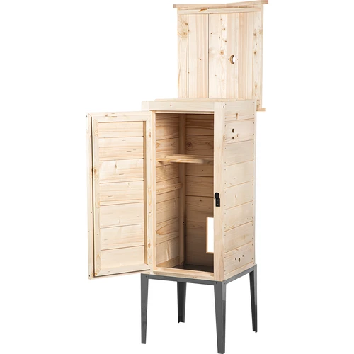 Пушилна камера от смърчова дървесина, 200 l, с основа от неръждаема стомана - 2