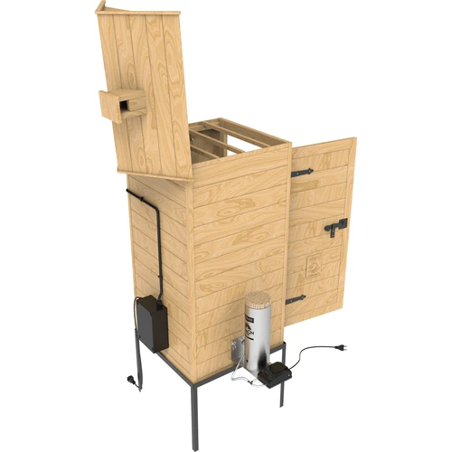 Пушилня 200 L dragON Larch E21 - от лиственица, с електрически нагревателен модул и контролер - 6