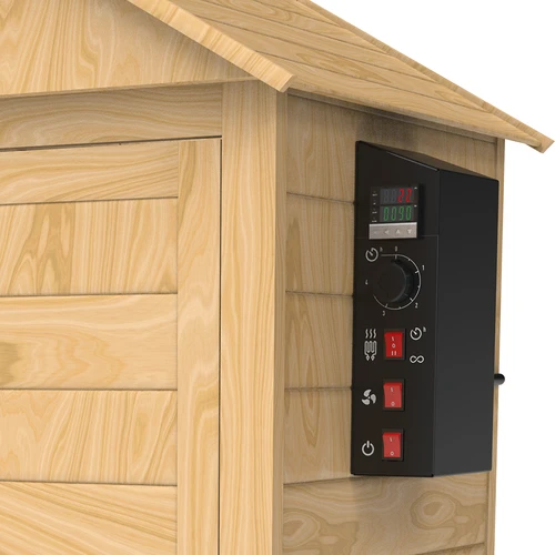 Пушилня 200 L dragON Larch E21 - от лиственица, с електрически нагревателен модул и контролер - 9