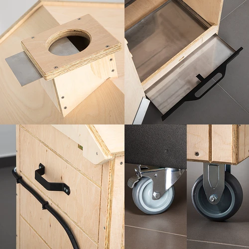 Пушилня dragON PLYWOOD NATURE – безрамкова, модулна, с контролер Wi-Fi, 320L - 6