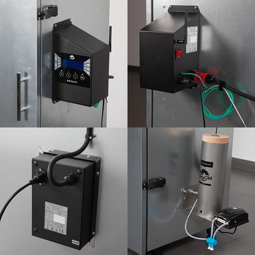 Пушилня dragON стоманена 220 L, IQ – с Wi‑Fi контролер - 5