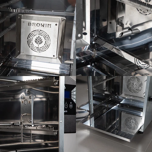 Пушилня dragON стоманена 220 L, IQ – с Wi‑Fi контролер - 6