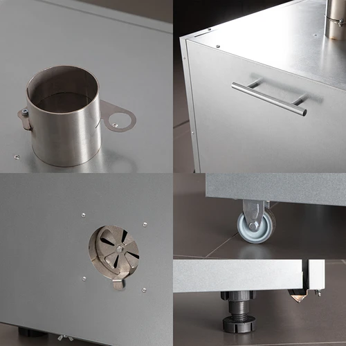 Пушилня dragON стоманена 220 L, IQ – с Wi‑Fi контролер - 7