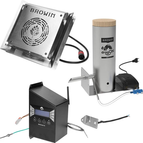 Пушилня dragON стоманена 220 L, IQ – с Wi‑Fi контролер - 8