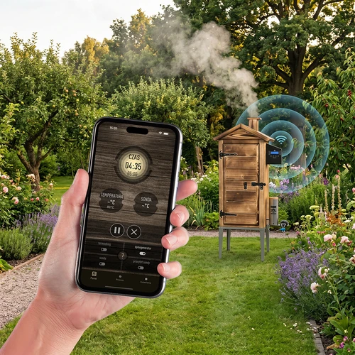 Пушилня с Wi-Fi, 200 л - dragON WOOD 100IQ с електрически нагревателен модул и контролер, на дърва - 6