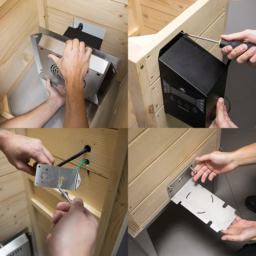 Пушилня с Wi‑Fi, 200 L – dragON WOOD 100IQ с електрически отоплителен модул и контролер - 13