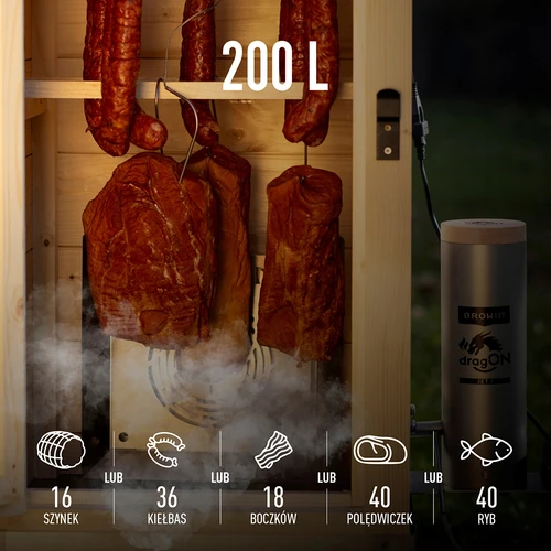 Пушилня с Wi‑Fi, 200 L – dragON WOOD 100IQ с електрически отоплителен модул и контролер - 11