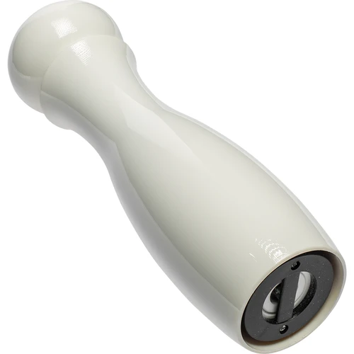 Ръчна мелничка за пипер и сол, 21 см, бяла - 2