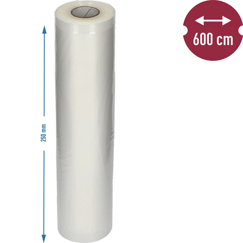 Релефно фолио тип ръкав – за вакуумен опаковчик, 25 x 600 см - 6