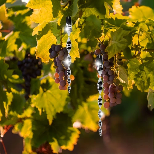 Репелент против птици – отразяващи спирали в сребрист цвят, 6 броя - 8