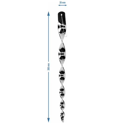 Репелент против птици – отразяващи спирали в сребрист цвят, 6 броя - 4