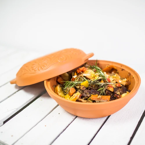 Римски глинен съд, кръгъл, 4 л - 8