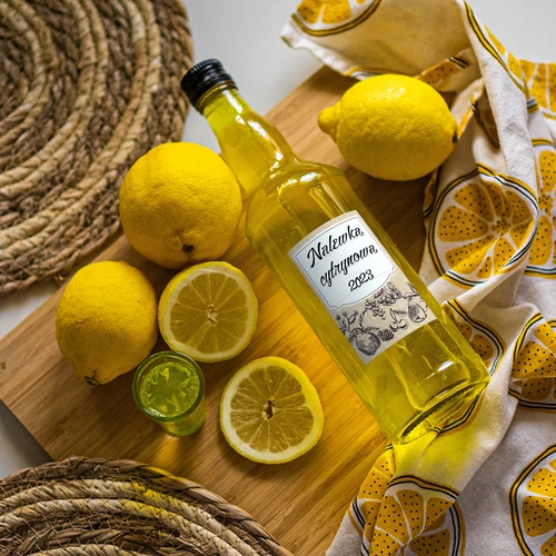 Самозалепващи етикети 60 x 90 мм за бутилки и буркани, скица на плодове – 20 бр. - 5