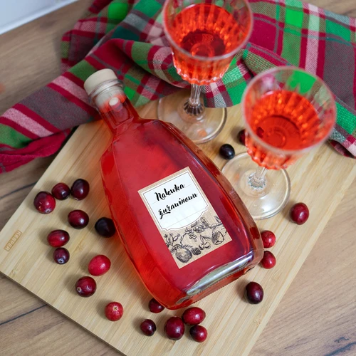 Самозалепващи етикети 60 x 90 мм за бутилки и буркани, скица на плодове – 20 бр. - 6