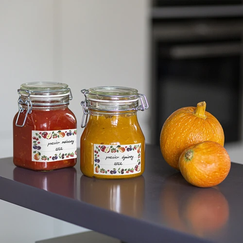 Самозалепващи етикети, десен Плодове 85/45 mm - 20 бр. - 5