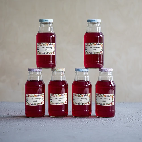 Самозалепващи етикети, десен Плодове 85/45 mm - 20 бр. - 7