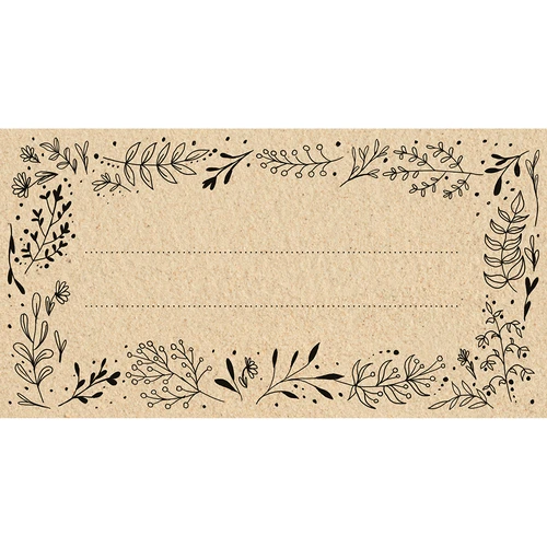 Самозалепващи етикети еко 85/45 мм - 20 бр.