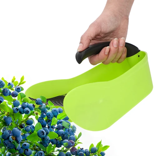 Събирач за дребни плодове, зелен, от пластмаса - 6