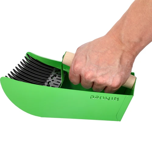 Събирачка за дребни плодове, метална, зелена - 6