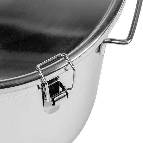 Съд от неръждаема стомана 30 л с капак - 4