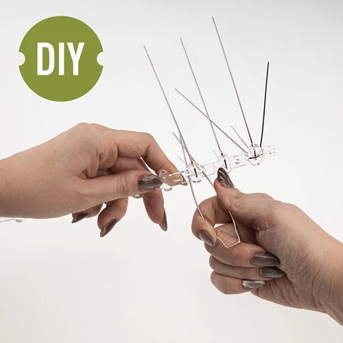 Шипове против птици, на пластмасова основа, 10 бр. - 5