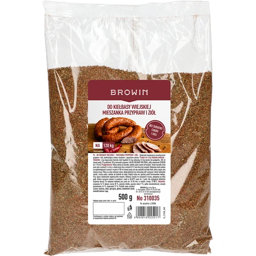 Смес от подправки и билки за селска наденица, 500 г