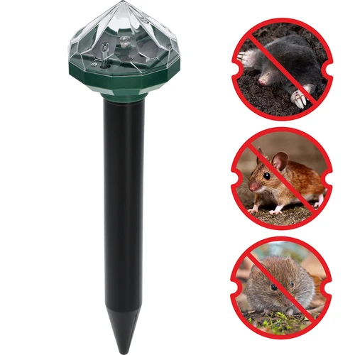 Соларен отблъсквач за къртици с LED лампа - 6