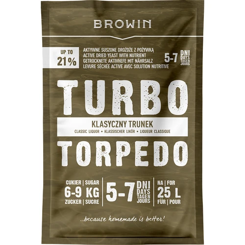 Спиртови дрожди Turbo Torpedo 5-7 дни 21% 100 г