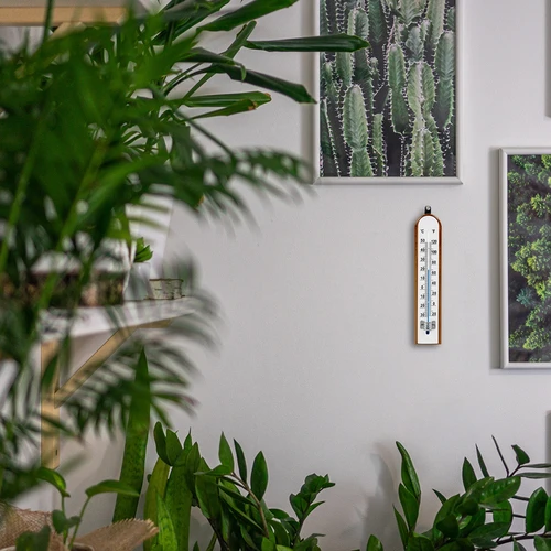 Стайен термометър с бяла скала (-30°C до +50°C) 20 см - 6