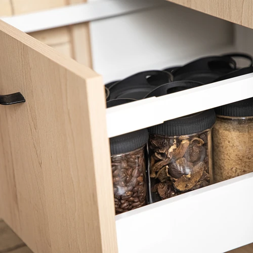 Стъклен контейнер 545 мл с капачка за окачване - 8