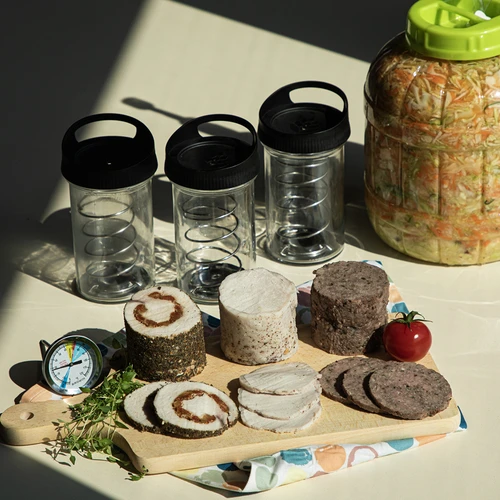 Стъклен шунковар - комплект DUO, за 2 x 450 г - 14