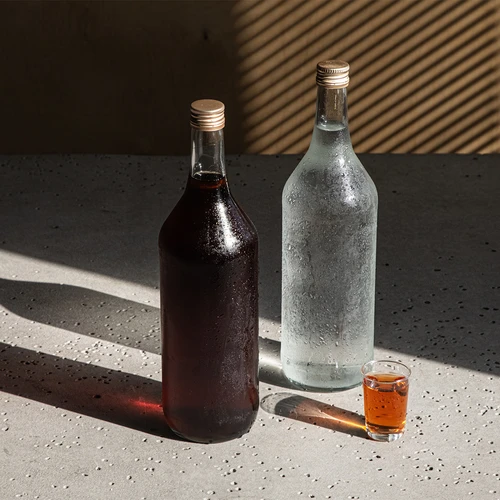 Столова бутилка 1 л с капачка fi28 - 4 бр. - 7