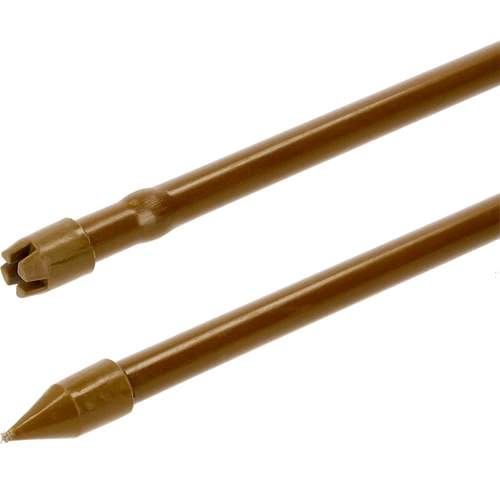 Стоманен кол с покритие във форма на бамбук, 150 cm x 11mm - 2